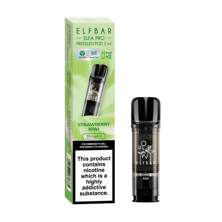Elf Bar ELFA Pro Strawberry Kiwi Pods (2 Pack)