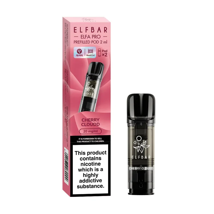 Elf Bar ELFA Pro Cherry Cloud Pods (2 Pack)